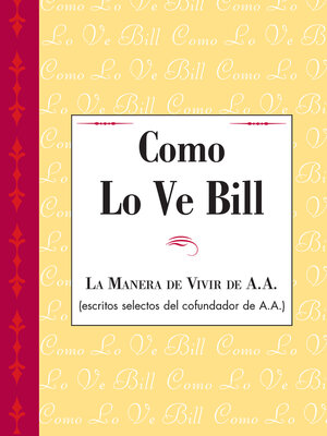 cover image of Como Lo Ve Bill